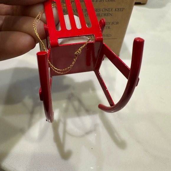 TEDDY BEAR COLLECTION ORNAMENT TEDDY IN ROCKER - Picture 7 of 16